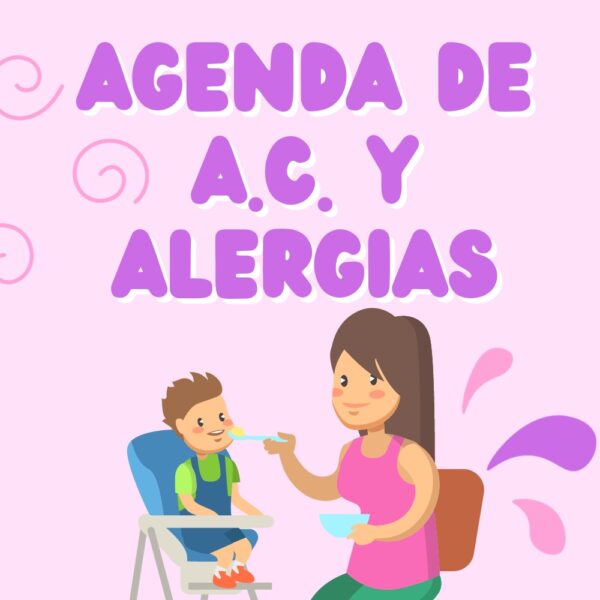 Agenda de alimentación y alergias